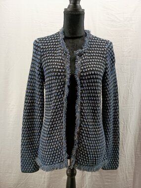 J. McLaughlin Fringed Cardigan size M